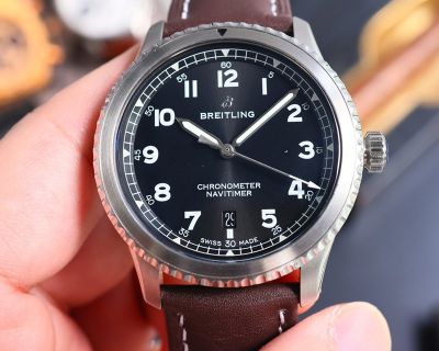 Breitling 2824 Automatic Stable Movement 41*10.74MM Steel Waterproof Black Watch